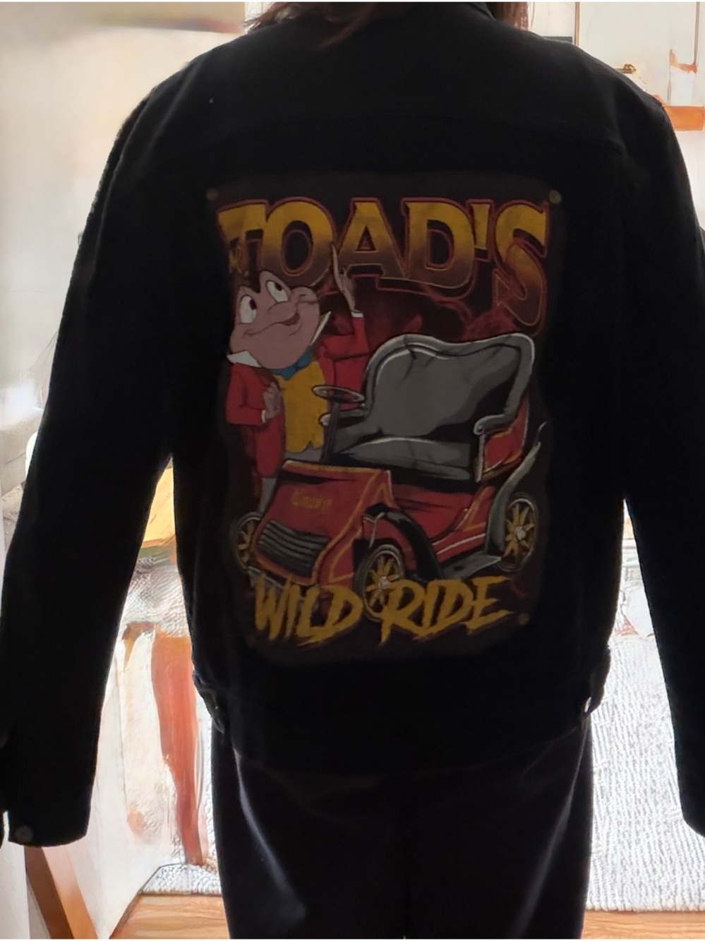 Toad's Wild Ride Black unisex Graphic Jacket